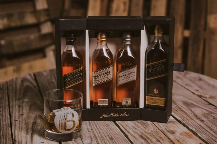Johnnie Walker the Collection Set 4 200ml Bottles